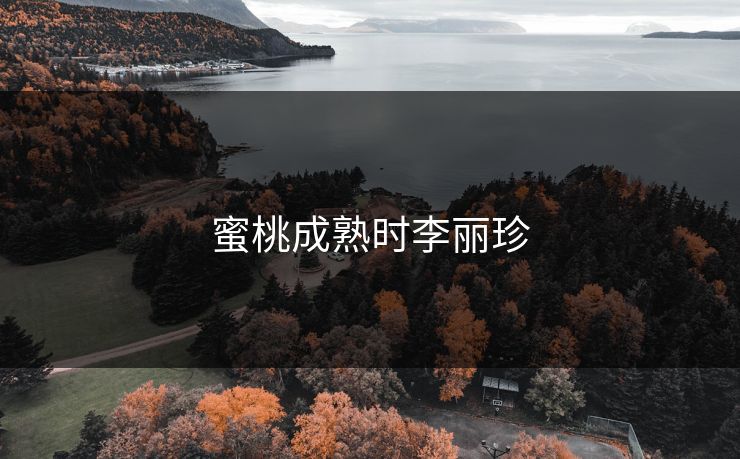 蜜桃成熟时李丽珍